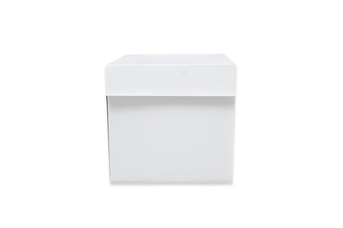 12'' white Tall Cake Boxes, Pack of 5, 304x304x304mm(12x12x12''), Suitable for Transportation of Wedding Cakes, Celebrations, Events and Birthday cakes, Tall cake boxes