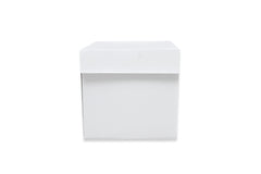 White SQUARE Cake BOXES - 8x8x5 - PACKS OF 5 - Perfect for transporting your creations!