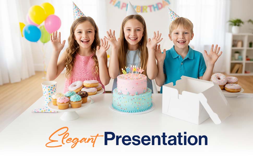 Durable Cardboard Cake Box