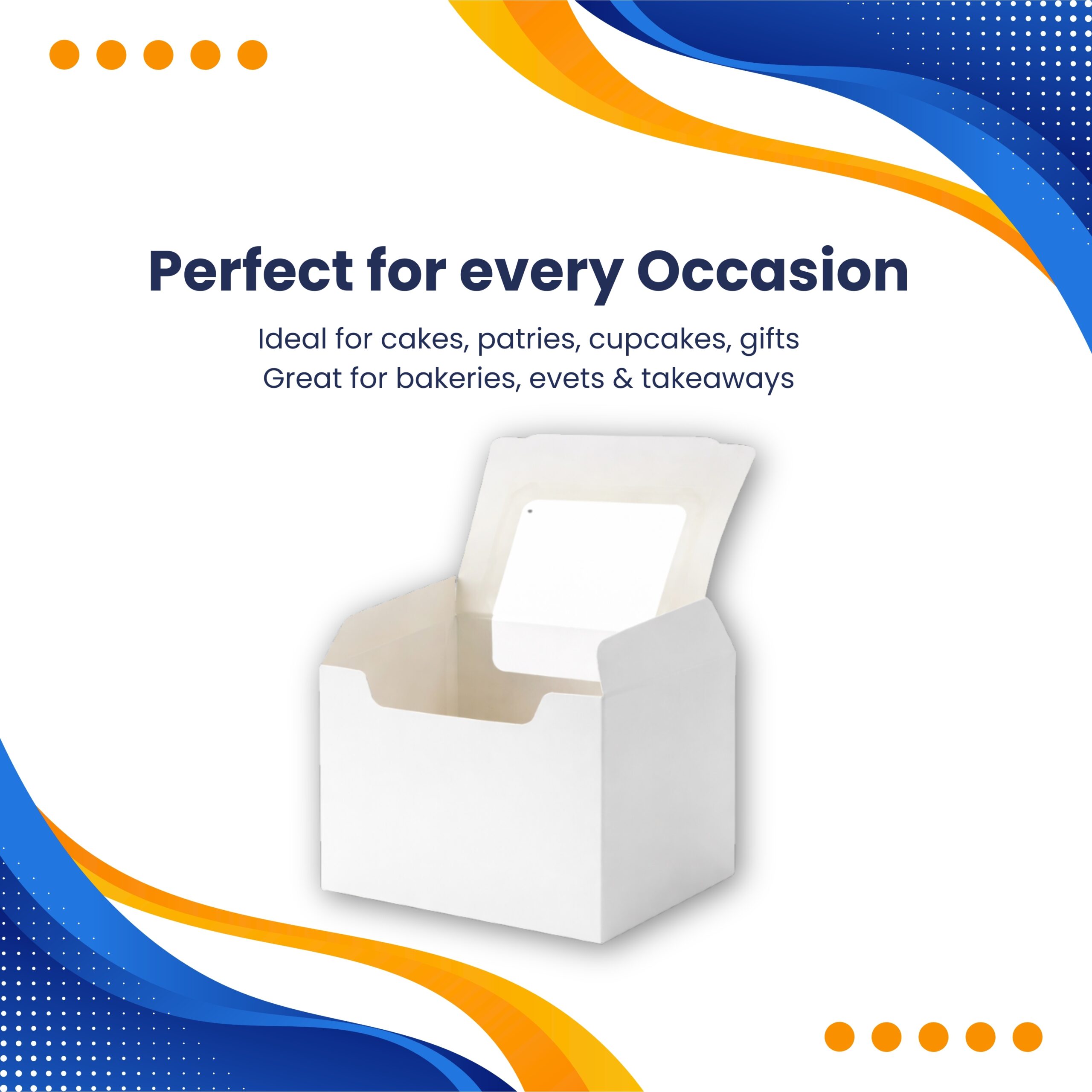 Durable Cardboard Cake Box
