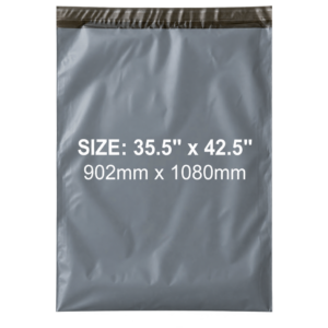 Grey Mailing Bags 35.5x42.5 Inch | Self-Seal Extra Large Parcel Bags