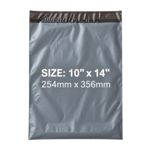 Grey Mailing Bags 10x14 Inch | Self-Seal Parcel Bags