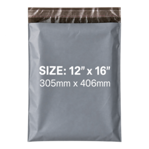 Grey Mailing Bags 12x16 Inch | Self-Seal Parcel Bags