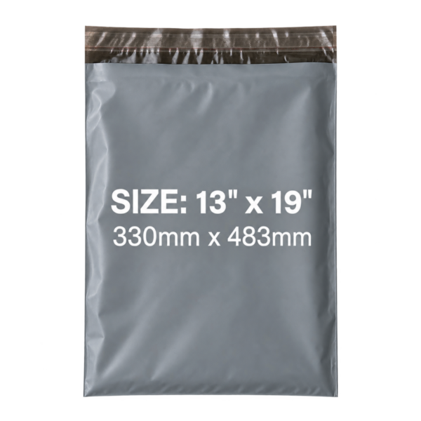Grey Mailing Bags 13x19 Inch | Self-Seal Parcel Bags