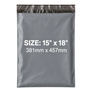 Grey Mailing Bags 15x18 Inch | Self-Seal Parcel Bags