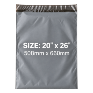 Grey Mailing Bags 20x26 Inch | Self-Seal Parcel Bags for Jumbo Items