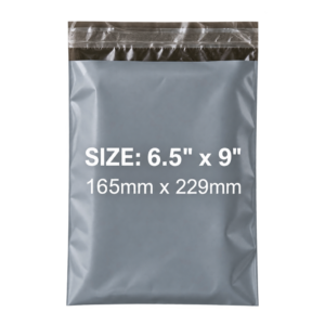 Grey Mailing Bags 6.5x9 Inch | Self-Seal Parcel Bags