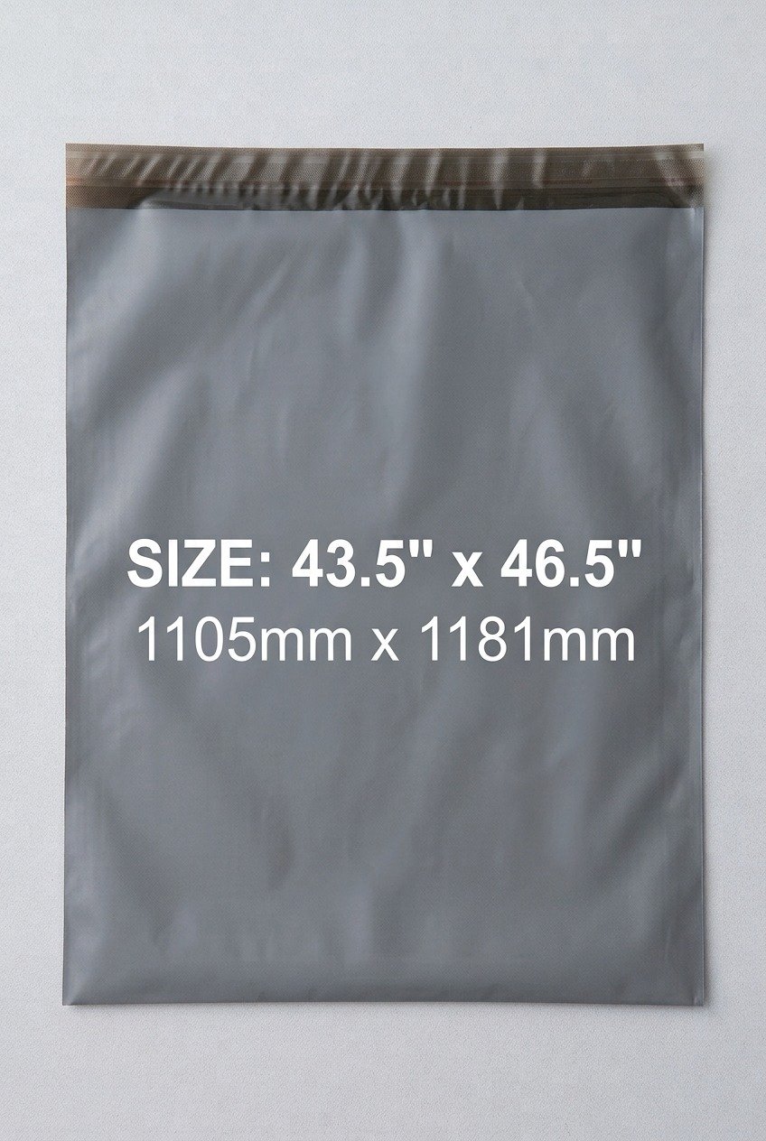 Grey Mailing Bags 43.5x46.5 Inch | Self-Seal Extra Large Parcel Bags