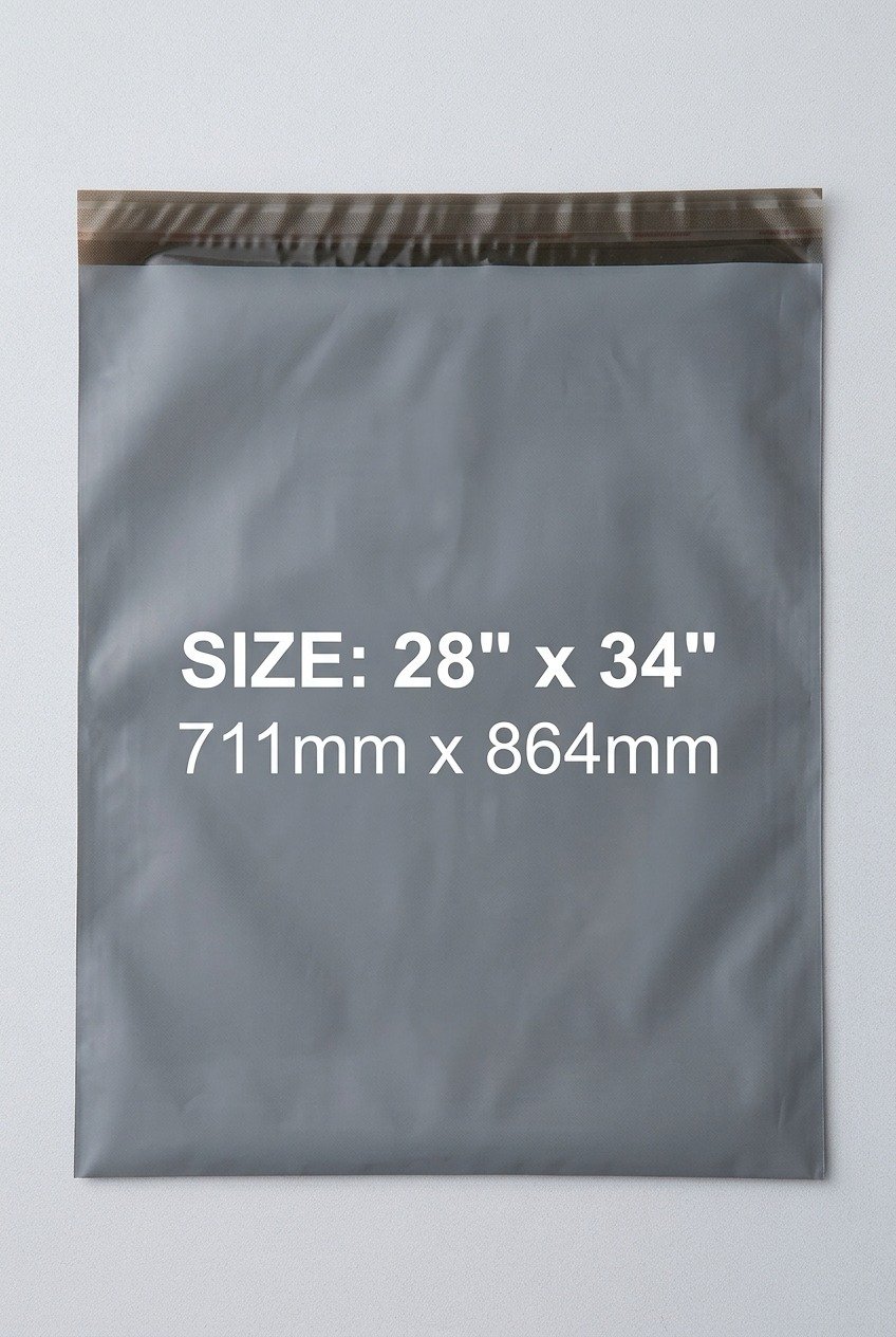 Grey Mailing Bags 28x34 Inch | Self-Seal Jumbo Parcel Bags
