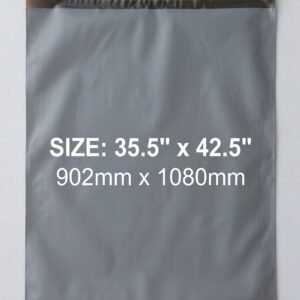 Grey Mailing Bags 35.5x42.5 Inch | Self-Seal Extra Large Parcel Bags