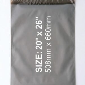 Grey Mailing Bags 20x26 Inch | Self-Seal Parcel Bags for Jumbo Items