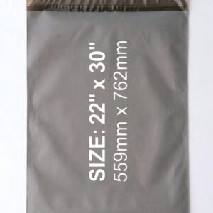 Grey Mailing Bags 22x30 Inch | Self-Seal Parcel Bags for Jumbo Items