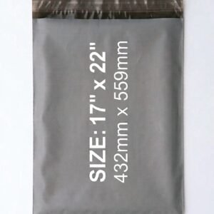 Grey Mailing Bags 17x22 Inch | Self-Seal Parcel Bags for Large Items