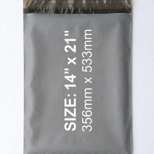 Grey Mailing Bags 14x21 Inch | Self-Seal Parcel Bags