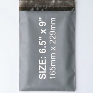 Grey Mailing Bags 6.5x9 Inch | Self-Seal Parcel Bags