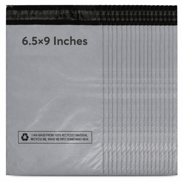 Grey Mailing Bags 6.5x9 Inch | Self-Seal Parcel Bags - photo 2