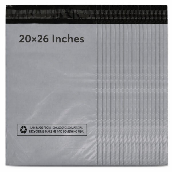 Grey Mailing Bags 20x26 Inch | Self-Seal Parcel Bags for Jumbo Items - photo 2
