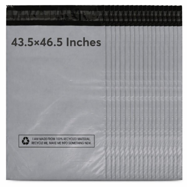 Grey Mailing Bags 43.5x46.5 Inch | Self-Seal Extra Large Parcel Bags - photo 8