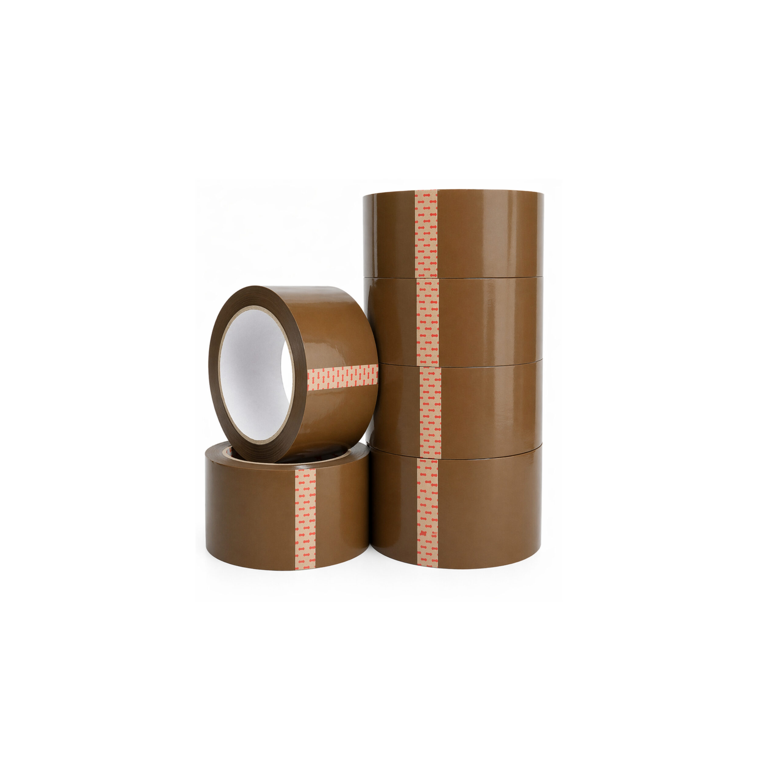 SAMZ Packaging Brown Packing Tape, Strong Adhesive Buff Packaging Tape, Heavy Duty Parcel Sealing Tape for Boxes, Shipping, Moving