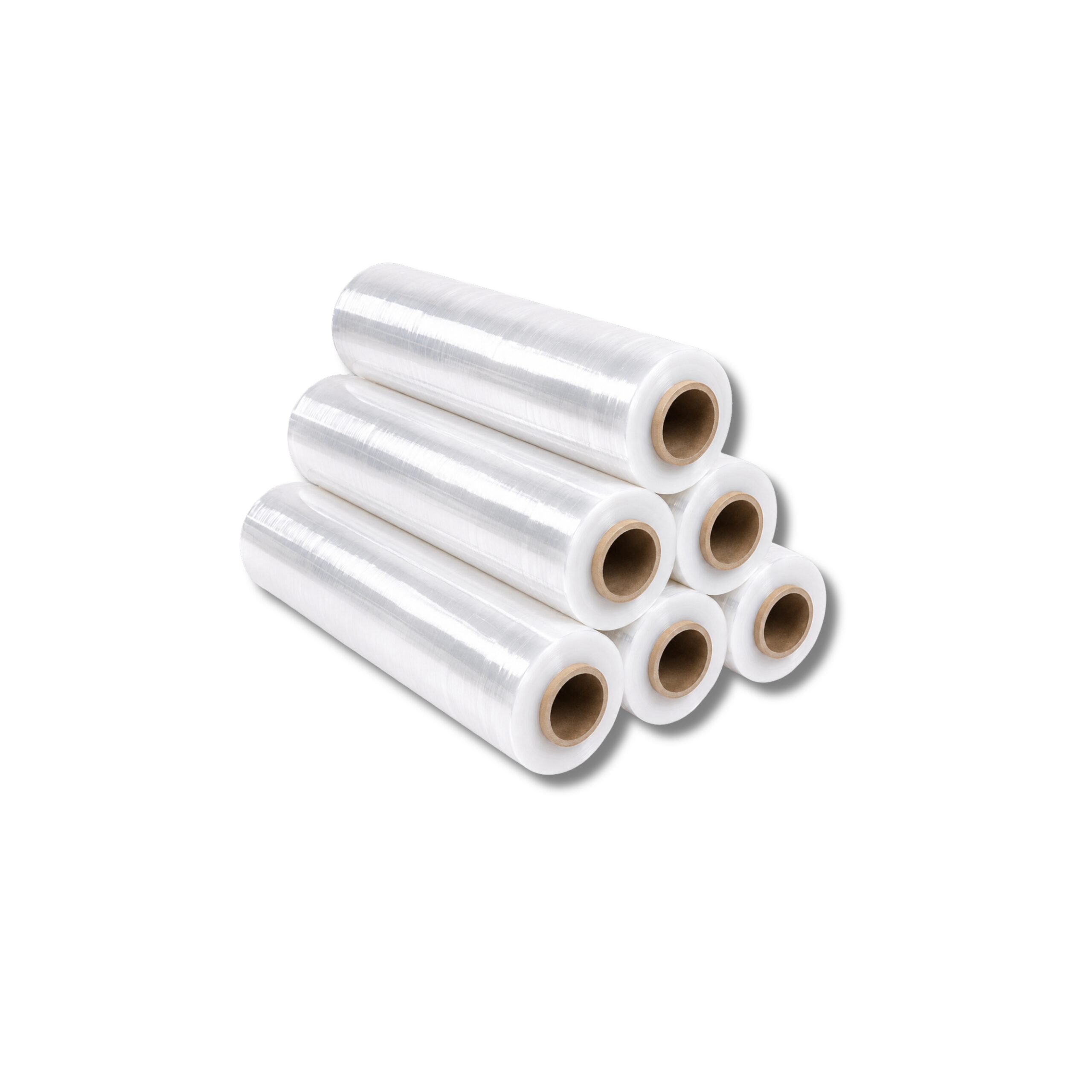 SAMZ Packaging Heavy Duty Transparent Pallet Wrap Roll, Clear Stretch Film for Pallet Wrapping, Strong Plastic Wrapping Film for Moving, Storage, Shipping & Warehouse Packaging