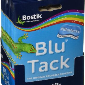 SAMZ Packaging Reusable Adhesive Putty 60g Blue, Sticky Tack for Walls, Posters, Photos & Crafts, Non-Toxic, Mess-Free Mounting Putty for Home, School & Office
